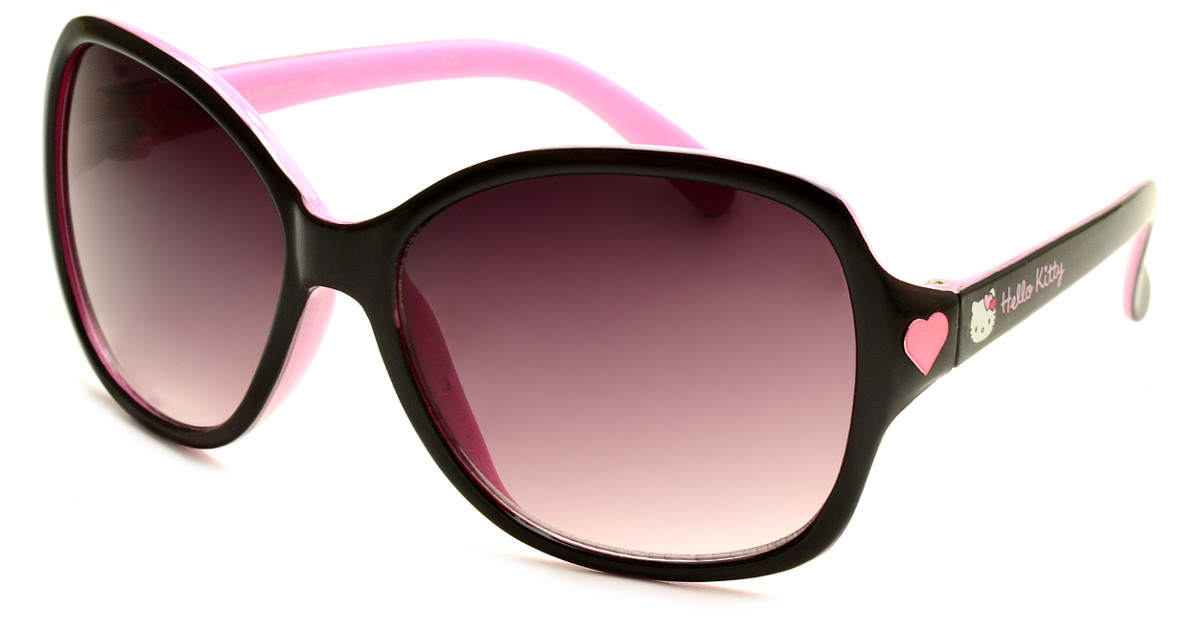 Zaštitite oči vaše dece prelepim Hello Kitty K6303A naočarima za sunce sa okvirom od plastike na akrilnoj bazi.