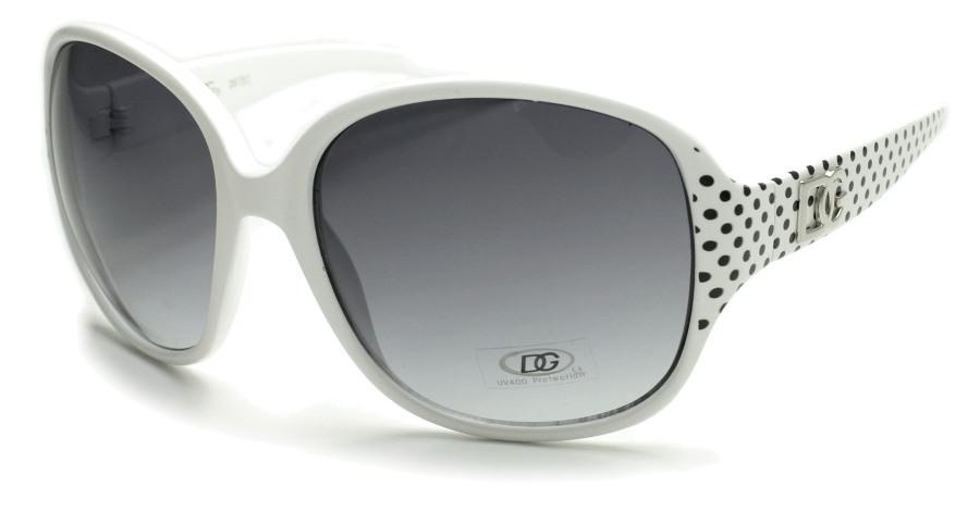 Moderne DG Eyewear 905 naočare za sunce sa plastičnom okvirom i velikim okruglim staklima!