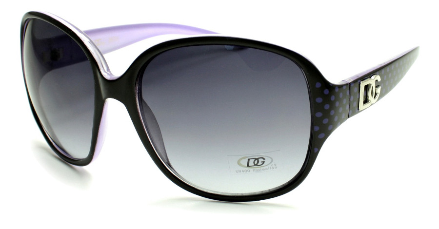 Moderne DG Eyewear 905 naočare za sunce sa plastičnom okvirom i velikim okruglim staklima!