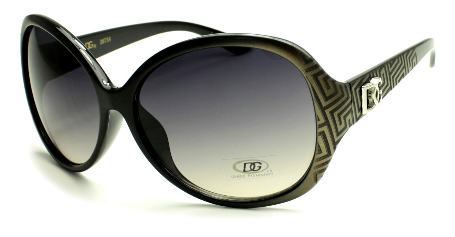 DG Eyewear 917 naočare za sunce sa plastičnom okvirom i velikim okruglim staklima!