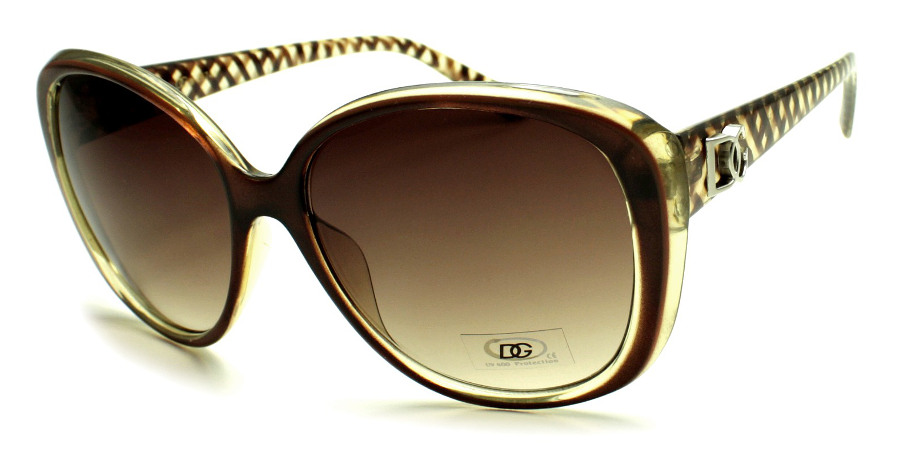DG Eyewear 962 naočare za sunce sa plastičnom okvirom i velikim mačkastim staklima!