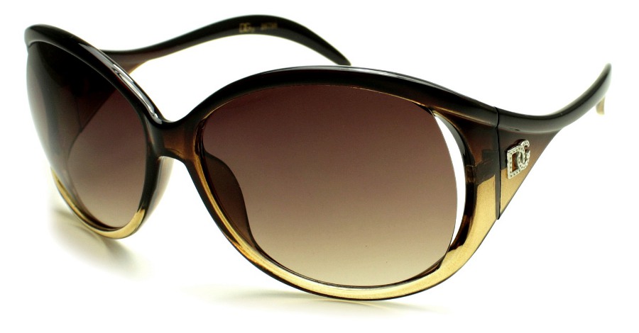 DG Eyewear 970 naočare za sunce sa plastičnom okvirom i velikim okruglim staklima!