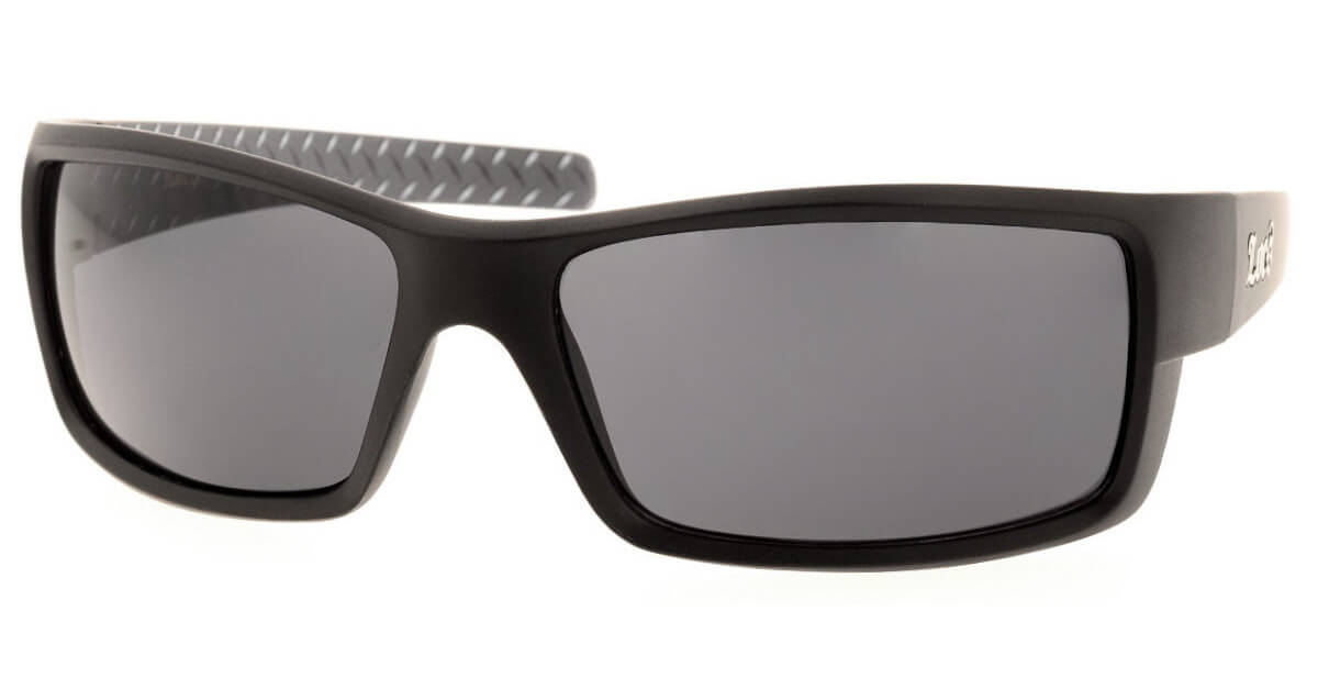 Crne sportske sunčane naočare Loc's 91108-DP za muškarce.